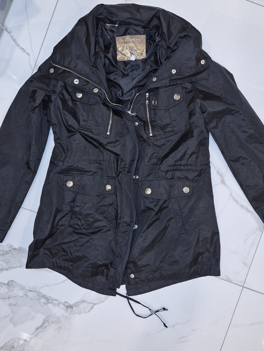 Celsius Women's Utility Jacket with Hooded Anorak Styling